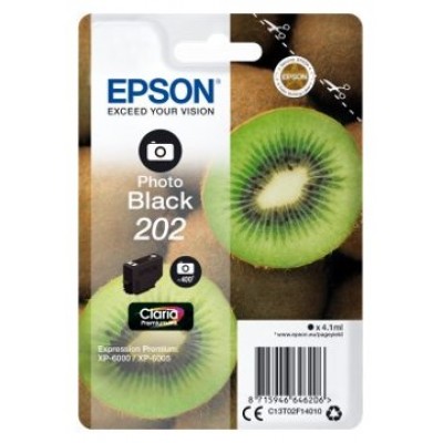 EPSON Singlepack Photo Black 202 Claria Premium Ink con RF en Huesoi