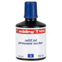 FRASCO TINTA PARA RELLENAR 100ML AZUL EDDING T100-03 (Espera 4 dias) en Huesoi