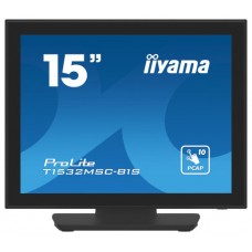 iiyama ProLite T1532MSC-B1S pantalla para PC 38,1 cm (15") 1024 x 768 Pixeles XGA LCD Pantalla táctil Negro (Espera 4 dias) en Huesoi