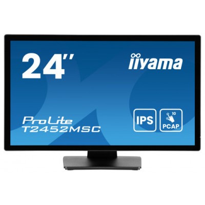 iiyama ProLite T2452MSC-B1AG pantalla para PC 60,5 cm (23.8") 1920 x 1080 Pixeles Full HD LED Pantalla táctil Negro (Espera 4 dias) en Huesoi