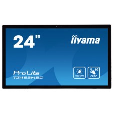 iiyama T2455MSC-B1 pantalla de señalización Pantalla plana para señalización digital 61 cm (24") LED 400 cd / m² Full HD Negro Pantalla táctil (Espera 4 dias) en Huesoi