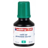 FRASCO TINTA PARA RELLENAR 25ML VERDE EDDING T25-004 (Espera 4 dias) en Huesoi