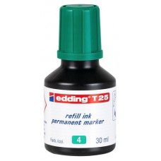 FRASCO TINTA PARA RELLENAR 25ML VERDE EDDING T25-004 (Espera 4 dias) en Huesoi