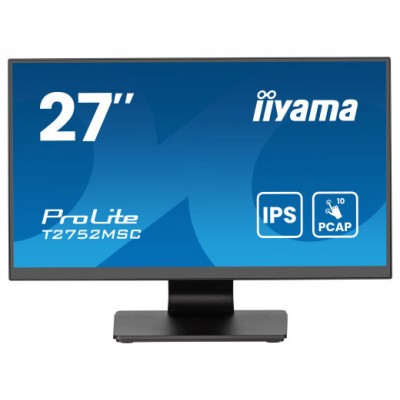 iiyama ProLite T2752MSC-B1AG pantalla para PC 68,6 cm (27") 1920 x 1080 Pixeles Full HD LED Pantalla táctil Negro (Espera 4 dias) en Huesoi