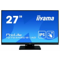 MONITOR IIYAMA 27" (T2754MSC-B1AG) NEGRO  PCAP 10-POINTS TACTIL, ANTI GLARE COATING, 1920 X 1080, IPS-PANEL, SLIM BEZEL, SPEAKERS, VGA, HDMI, HEIGHT ADJUST., 300 CD/M², USB 3.0 USB TOUCH INTERFACE (Espera 4 dias) en Huesoi