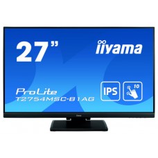 MONITOR IIYAMA 27" (T2754MSC-B1AG) NEGRO  PCAP 10-POINTS TACTIL, ANTI GLARE COATING, 1920 X 1080, IPS-PANEL, SLIM BEZEL, SPEAKERS, VGA, HDMI, HEIGHT ADJUST., 300 CD/M², USB 3.0 USB TOUCH INTERFACE (Espera 4 dias) en Huesoi