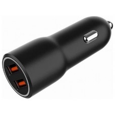 CARGADOR RAPIDO PARA COCHE GEMBIRD CON 2 PUERTOS USB, QC3.0, 36 W, NEGRO en Huesoi