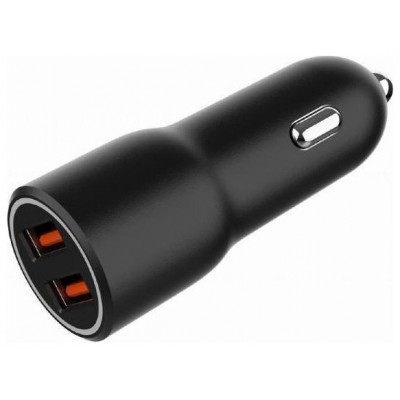 CARGADOR RAPIDO PARA COCHE GEMBIRD CON 2 PUERTOS USB, QC3.0, 36 W, NEGRO en Huesoi