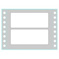 CAJA 500 HOJAS ETIQUETAS BLANCAS EN MÓDULO CONTINUO-UNA COLUMNA-89X36,2 MM TICO TAB1-0893 (Espera 4 dias) en Huesoi