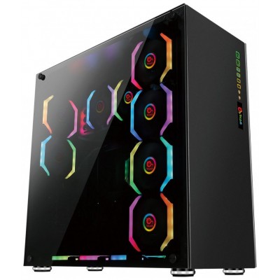 CAJA ATX SEMITORRE GAMING TALIUS AVALON CRISTAL en Huesoi