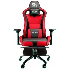 SILLA GAMER TALIUS CAIMAN V2 NEGRA/ROJA, REPOSAPIES, en Huesoi