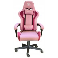 Talius silla Hornet gaming negra/rosa, tela transpirable, butterfly, base y ruedas nylon, pistón C4 en Huesoi