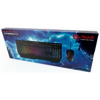 TECLADO Y MOUSE TALIUS GAMING STORM V.2 USB BLACK en Huesoi