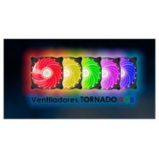 Talius - Ventilador Caja Tornado RGB - OEM - 12 cm en Huesoi
