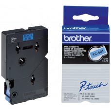 BROTHER Cinta laminada azul/negro 12mm en Huesoi