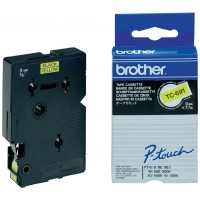 BROTHER Cinta laminada amarillo/negro 9mm en Huesoi