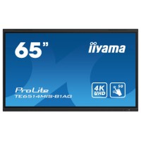 iiyama TE6514MIS-B1AG pantalla de se&ntilde;alizaci&oacute;n Panel plano interactivo 165,1 cm (65") LCD Wifi 435 cd / m&sup2; 4K Ultra HD Negro Pantalla t&aacute;ctil Procesador incorporado Android 24/7 (Espera 4 dias) en Huesoi