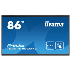 MONITOR INTERACTIVO IIYAMA 86" IIWARE12E, ANDROID 13, 50P, IR,3840X2160,UHD VA, MSD,MM 2X 8W+2X 18W FRONT+UP,MICRO 8X, HDMI 4X, HDMI-OUT, USB-C 2X M-JACK+S/PDIF,  USB-C TOUCH,435CD/M,LANDSCAPE, LAN 2XRS232C, WIFI/BT, 800X600,SLOT(OPC)(TE8614MIS-B2AG)