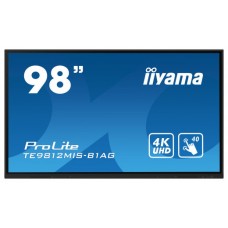iiyama PROLITE Pizarra de caballete digital 2,49 m (98") LED Wifi 400 cd / m² 4K Ultra HD Negro Pantalla táctil Procesador incorporado Android 24/7 (Espera 4 dias) en Huesoi