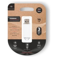 PENDRIVE TECH1TECH-BASIC WH 16GB en Huesoi