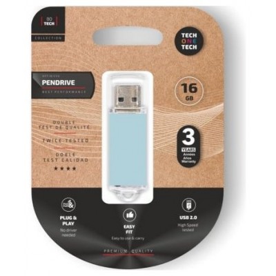 PENDRIVE TECH1TECH-BASIC BL 16GB en Huesoi