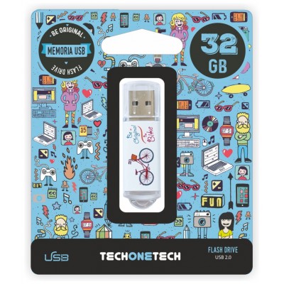 PENDRIVE TECH1TECH-BE BIKE 32GB en Huesoi