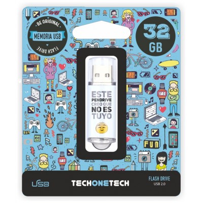 PENDRIVE TECH1TECH-NOESTUYO 32GB en Huesoi