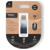 PENDRIVE TECH1TECH-BE BK WH 32GB en Huesoi