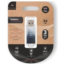 PENDRIVE TECH1TECH-BE BK WH 32GB en Huesoi