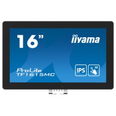 iiyama ProLite TF1615MC-B1 pantalla para PC 39,6 cm (15.6") 1920 x 1080 Pixeles Full HD Pantalla táctil Negro (Espera 4 dias) en Huesoi