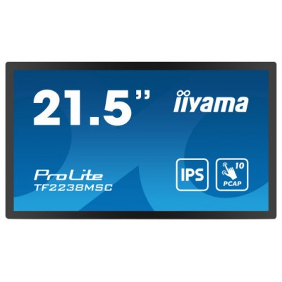 iiyama PROLITE Pizarra de caballete digital 55,9 cm (22") LED 600 cd / m² Full HD Negro Pantalla táctil (Espera 4 dias) en Huesoi