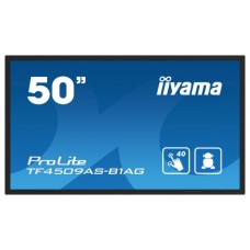 MONITOR IIYAMA 50" PCAP AG BEZEL FREE 40-POINTS, 1920X1080, ANDR. 11,4GB, 32GB, IPS, 24/7, 2XHDMI, DP, 435CDM2 , LANDSC-PORTR-FACE-UP MODE, LAN, RS232, VESA 200X200MM (TF5039AS-B1AG) (Espera 4 dias) en Huesoi