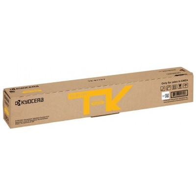 KYOCERA M8124/M8130 CARTUCHO DE TÓNER AMARILLO (1T02P3ANL0, TK-8115Y)6.000 COPIAS en Huesoi