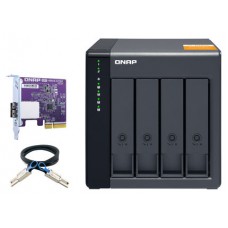 QNAP TL-D400S caja para disco duro externo Carcasa de disco duro/SSD Negro, Gris 2.5/3.5" (Espera 4 dias) en Huesoi