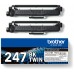 BROTHER pack de 2 cartuchos deToner negro de larga duracion tn247bktwin/TN247BKTWIN en Huesoi