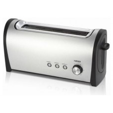 TOSTADOR DESAYUNO MULTIFUNCION 1.000W ACERO INOXIDABLE/NEGRO HAEGER (Espera 4 dias) en Huesoi