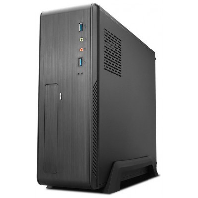 CAJA MICRO-ATX/MINI-ITX  SLIM TOOQ  2USB3 500W NEGRA en Huesoi