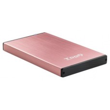 CAJA EXTERNA 2.5 TOOQ 95 MM SATA USB 3.0/3.1 GEN1 ROSA en Huesoi