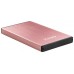 TooQ TQE-2527P caja para disco duro externo Caja de disco duro (HDD) Negro, Rosa 2.5" (Espera 4 dias) en Huesoi