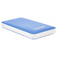 CAJA EXTERNA USB 2.5"" 9.5MM SATA AZUL TOOQ (Espera 4 dias) en Huesoi