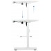 MESA DE ESCRITORIO MOTORIZADA TOOQ ATLAS WHITE en Huesoi
