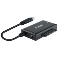 ADAPTADOR USB3.0 A SATA 2.5/3.5 USB-A ALIMENTADOR TOOQ en Huesoi