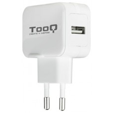 CARGADOR PARED AUTOMATICO 1XUSB 5V 2.4A BLANCO TOOQ (Espera 4 dias) en Huesoi