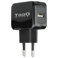 CARGADOR  USB TOOQ PARED 5V 2.4 A NEGRO TQWC-1S01 en Huesoi