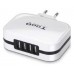 CARGADOR PARED TQWC-1SC04WT 4 PUERTOS USB A, 27W, BLANCO en Huesoi