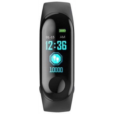 Celly Pulsera Fitband Monitor Actividad Negra en Huesoi