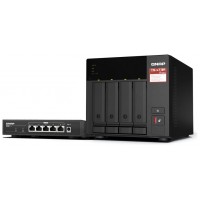 QNAP BUNDLE NAS 4 BAH + SWITCH TS-473A-SW5T (Espera 4 dias) en Huesoi