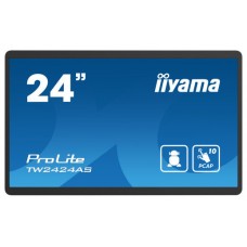 iiyama TW2424AS-B1 pantalla de señalización Pantalla plana para señalización digital 60,5 cm (23.8") Wifi 250 cd / m² 4K Ultra HD Negro Pantalla táctil Procesador incorporado Android 24/7 (Espera 4 dias) en Hue