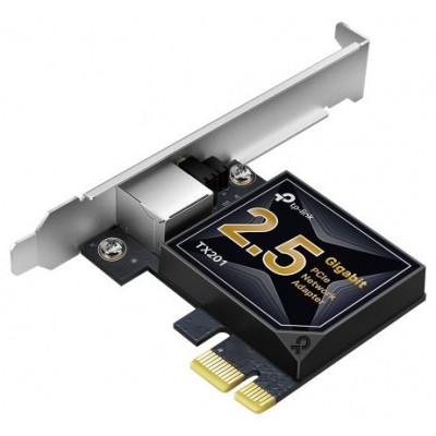 TARJETA DE RED PCIe 2.5GIGABIT TP-LINK TX201 INCLUYE en Huesoi