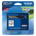 BROTHER Cinta laminada negro/blanco 12mm en Huesoi